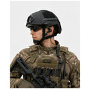 Casco Táctico FAST c/ Barbiquejo Oreja Recortada Rieles + Almohadillas Interiores PJ549