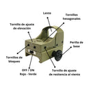 Mira Holográfica Mini Luz Roja / Verde PJ617
