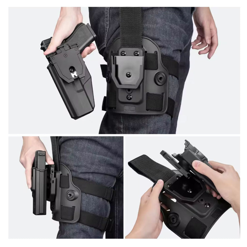 Funda Holster Muslera ARMA UNIVERSAL liberación rápida 360º PJ698