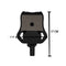 Funda Holster Universal armas size L riel picatiny 360º PJ701