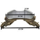 Visor Balístico Casco Protección Nivel 3A Montaje Riel Universal Abatible y Ajustable PJ726