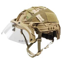Visor Balístico Casco Protección Nivel 3A Montaje Riel Universal Abatible y Ajustable PJ726