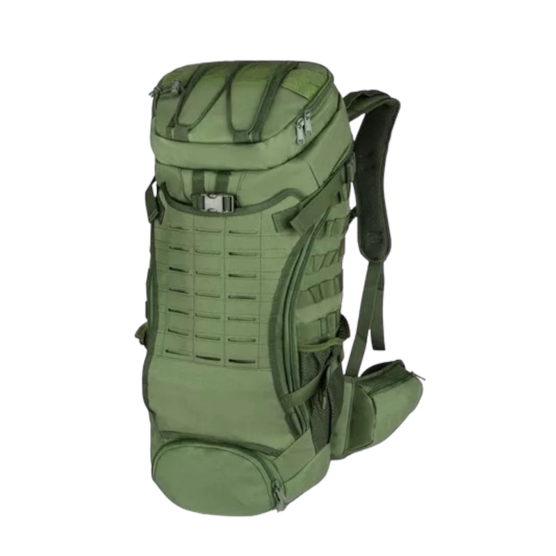 Mochila grande camping  60 Lts, impermeable, muchos compartimientos GJ013