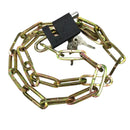 Kit Antirrobo Cadena + Candado Moto/Bici/Porton Eslabón reforzado S465