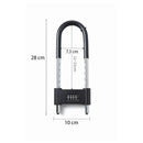 Candado U Lock combinación Reforzado * Bici, Scooter,Moto casa/habitación S81