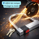 Candado Tipo U Antirrobo Moto/Bici Alta Resistencia  S8200