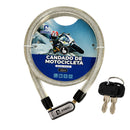 Candado Moto Acero Reforzado 120cm Antirrobo Flexible S84321