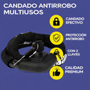 Candado Antirrobo Cable Reforzado 120 CM Moto/Bici S925