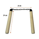 Chacos de madera acero inoxidable SJG-3
