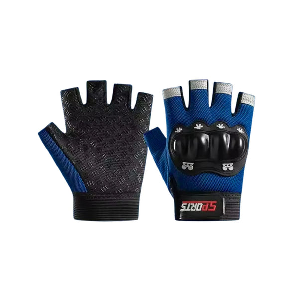 Guantes Medio Dedo Antiderrapantes Nudillo reforzado Protección ST919