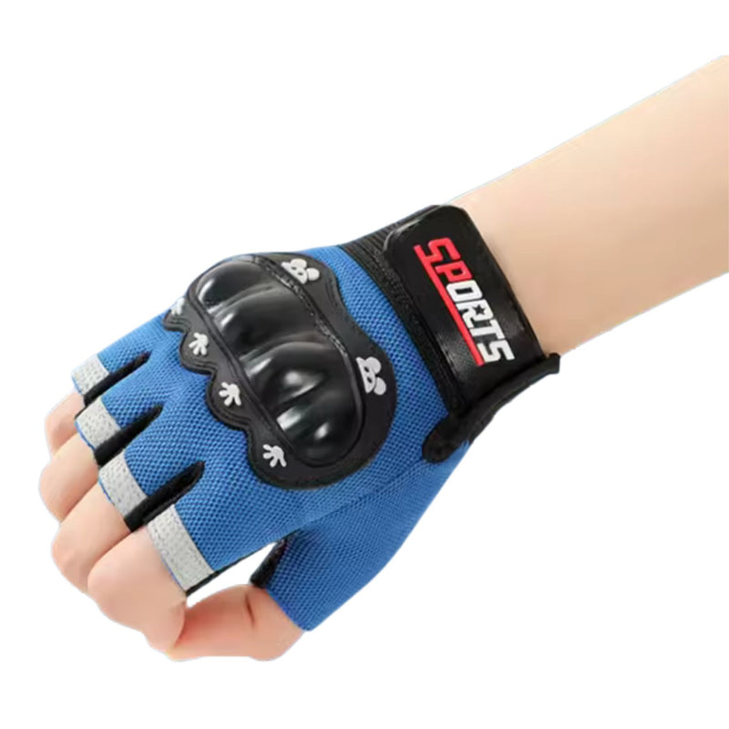 Guantes Medio Dedo Antiderrapantes Nudillo reforzado Protección ST919