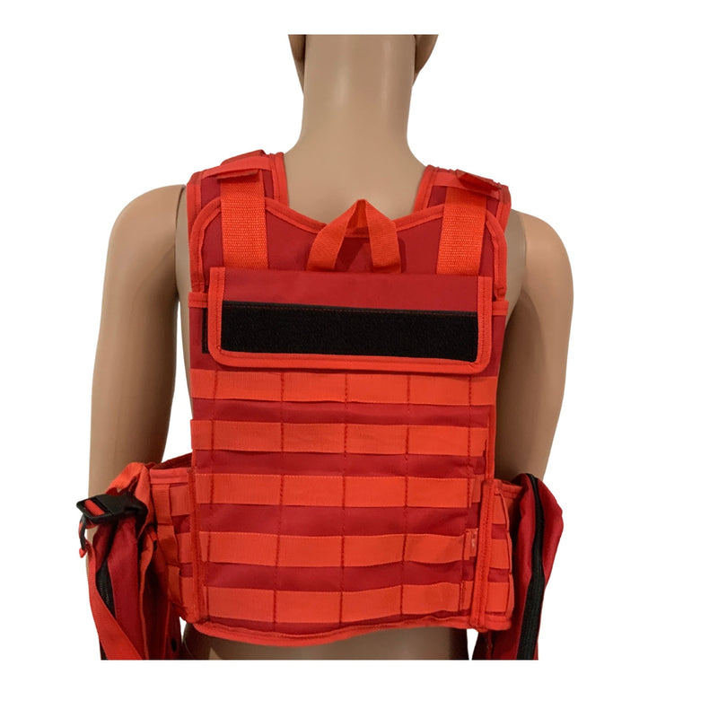 Chaleco Táctico Alta Visibilidad sistema molle Emergencia, Bombero, etc SN196