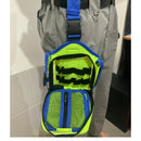 Chaleco Paramédico + Piernera – 3 Bolsas molle ALTA VISIVILIDAD SN200
