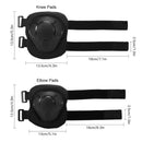 6 en 1 Niños Coderas Rodilleras Muñequeras Patinaje Skate Deportes SN218