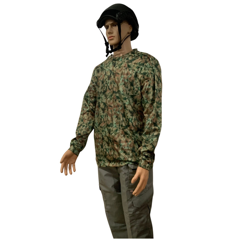 Playera T3 Tipo Militar Algodon 80% expandex 20% Transpirable (super flexible ) SN220