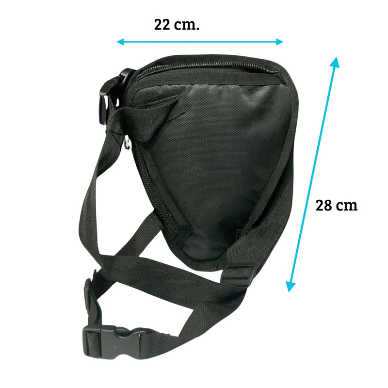 Piernera Porte Oculto malla broche reforzado diversos compartimientos SN225