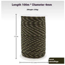 Bobina Cuerda Paracord Táctica 15X10.5* Senderismo outdoor SN234