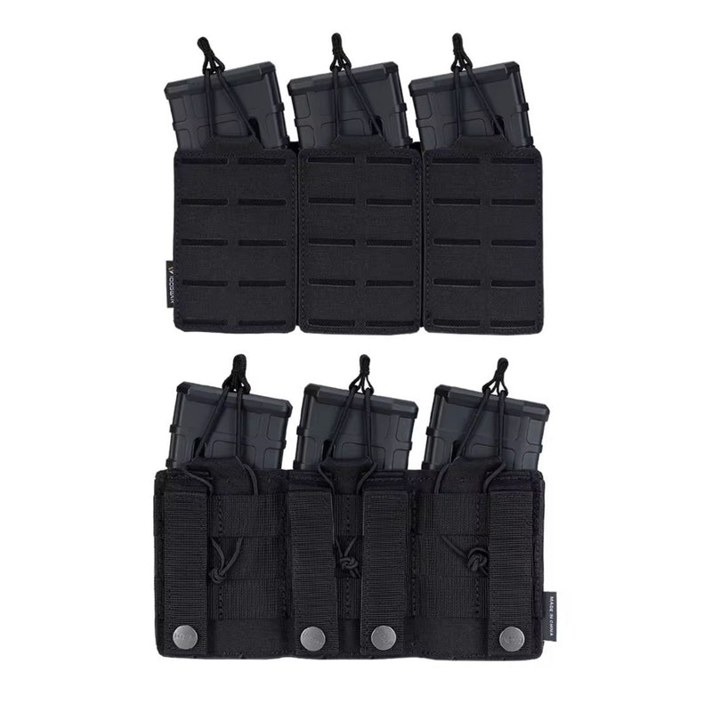 Porta Cargadores MOLLE Corte Láser 29*17 –  de Precisión SN236