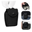 Funda porta Esposas  Nylon con Broche + Contactel para Cinturón (13x9) SN243