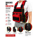 Chaleco Paramédico MOLLE broches ENCASTRE liberacion rapida + Asa Reforzada SN244