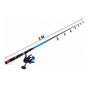 Kit Pesca Caña Telescópica 2 mts Carrete Accesorios + Maletín infantil SN272
