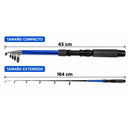 Kit Pesca Portátil Caña 164 cm Multi Accesorios SN273
