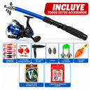 Kit Pesca Portátil Caña 164 cm Multi Accesorios SN273