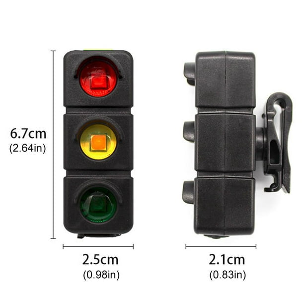 Luz trasera de bicicleta semaforo 7 pasos a prueba de agua T-C3011