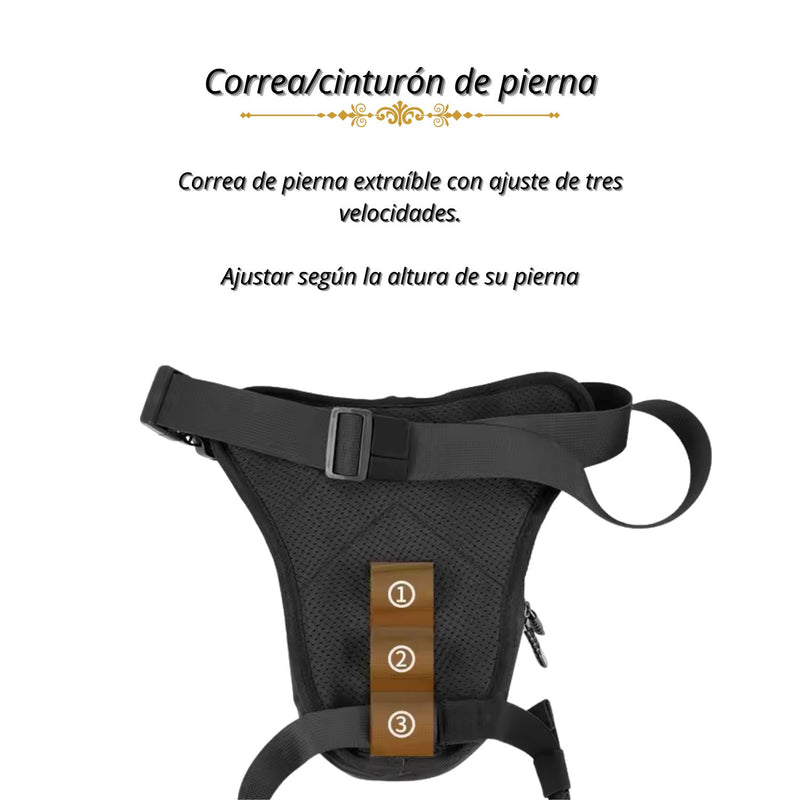 Riñonera MOTOCICLETA Deportiva Impermeable Carcasa Rígida Correas Ajustables TB20241