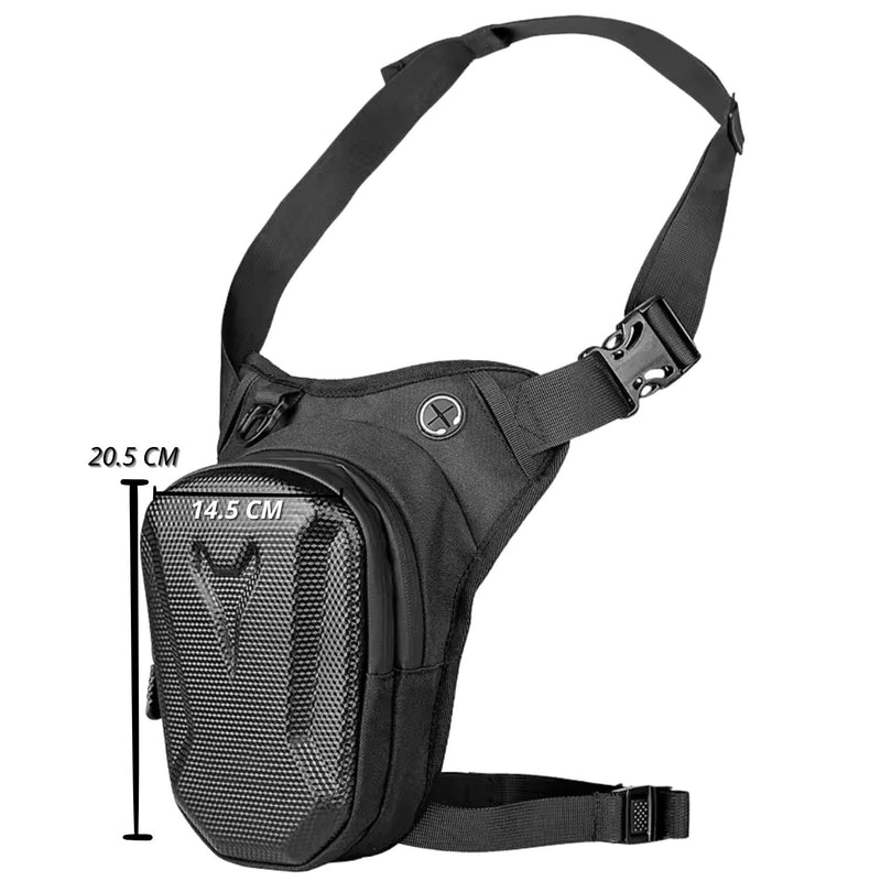 Riñonera MOTOCICLETA Deportiva Impermeable Carcasa Rígida Correas Ajustables TB20241