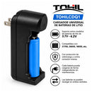 Cargador Universal 1 Batería Litio 3.7V-4.2V TOHILCDQ1