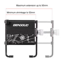Soporte Celular Moto/Bicicleta Ajustable 50-95mm Fijación al Manubrio TS5055