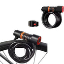 Candado Antirrobo 5 Dígitos Luz Integrada Montura Bici TS5083