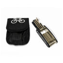Kit Herramientas 16 en 1  Multifunción Bicicleta Portátil con Parches & Funda TW26
