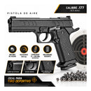 Pistola de RESORTE Cal 177 4.5 mm 240 FPS Capacidad 13 200 BBs UX151