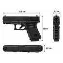 Glock 19 Gen3 CO₂ 4.5 mm – 21 Tiros Semiautomática 410 FPS UX200