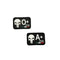 Parche Plástico Velcro Bandera Táctico Gotcha Insignia Qz00