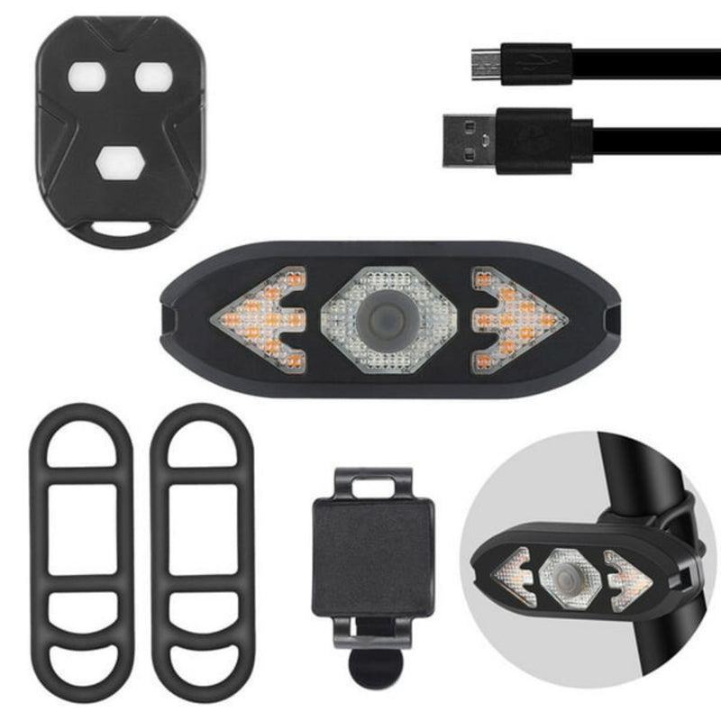 Luz trasera con intermitentes 5 pasos para bicicleta VOT-Y21