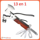 Multiherramienta Portatil 13 En 1 Funda Martillo Hacha W147