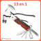 Multiherramienta Portatil 13 En 1 Funda Martillo Hacha W147
