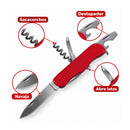 Navaja Compacta Multiherramienta DESCORCHADOR , DESTAPADOR ETC 19.5 cm W329A
