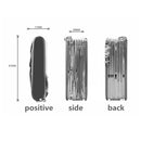 16 en 1  Navaja tipo Suiza Multiherramienta Camping Pesca Senderismo W337