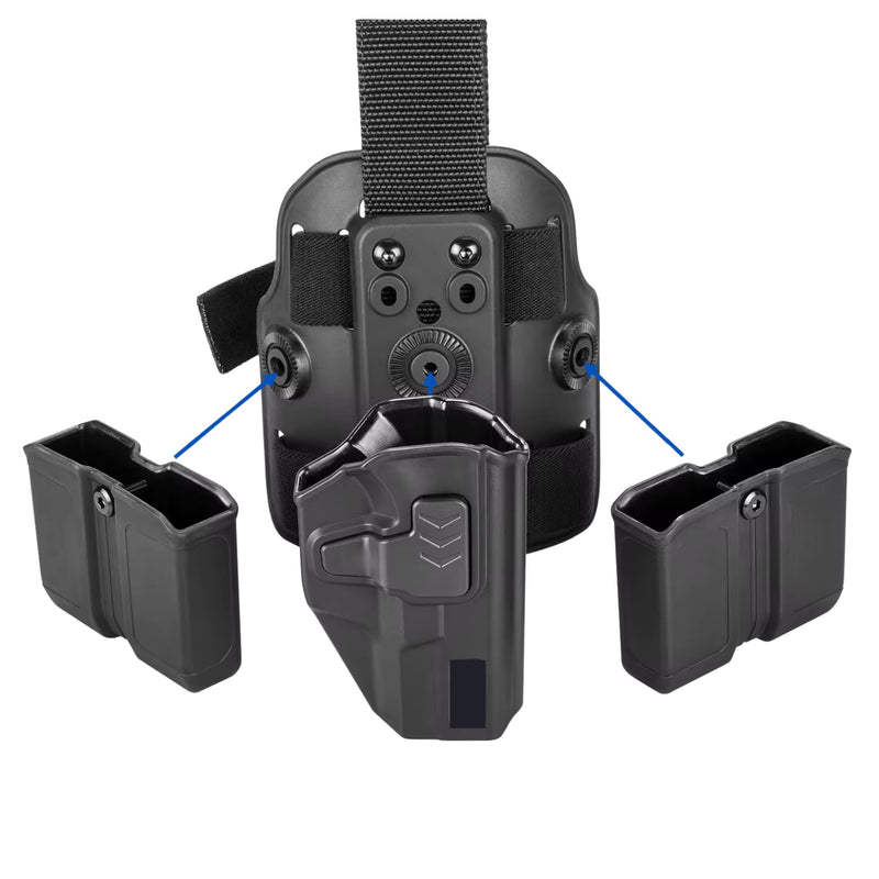 Base Ajustable Compatible con Accesorios Sistema de Funda+Doble Mag Holder  WG03