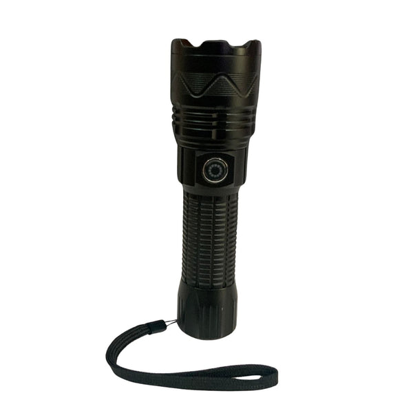 Lampara Efecto patrulla recargable USB 5 pasos estrobo carcasa metal  WL11