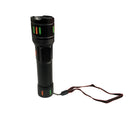 Linterna led T180, Nivel de carga digital, 3 pasos, zoom, usb WL16