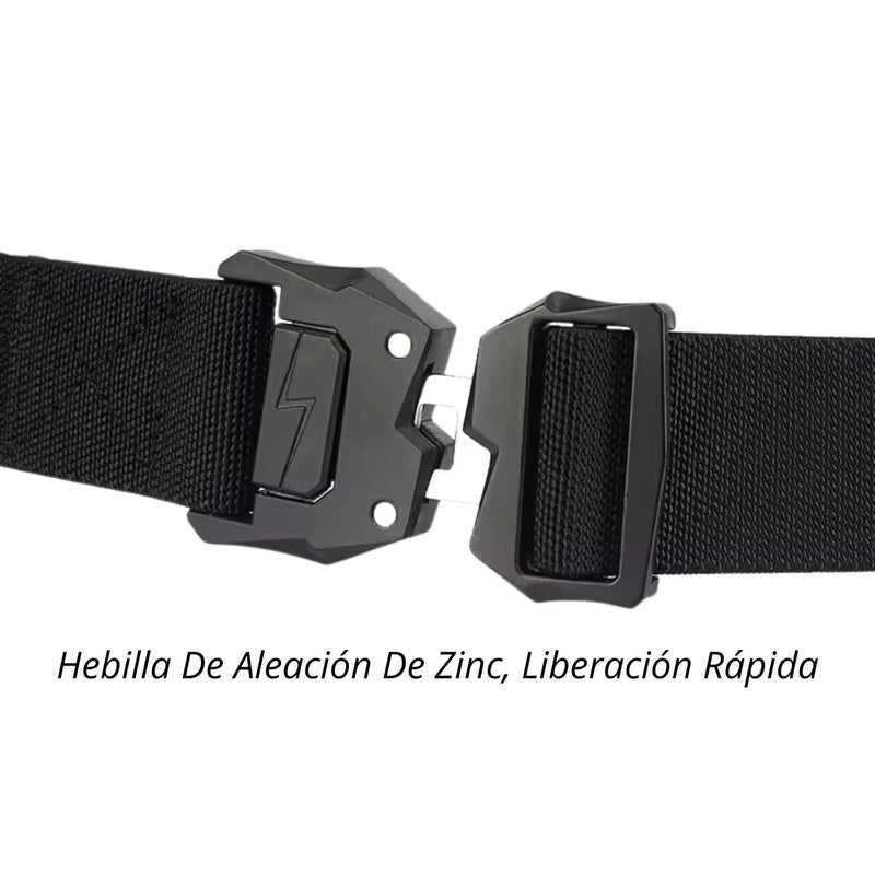 Cinturón Táctico De Liberación Rápida a 1 botón , Hebilla Metalica XBYD038