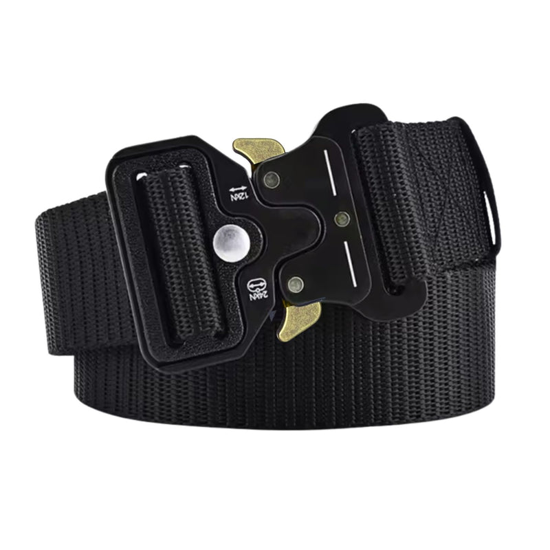 Cinturón Nylon, Hebilla Metálica Liberacion Rapida YD021