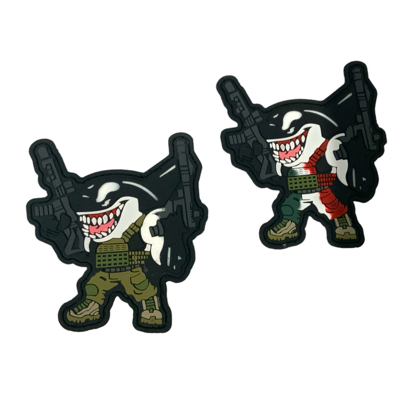 Parche Plástico Velcro Bandera Táctico Gotcha Insignia Qz00