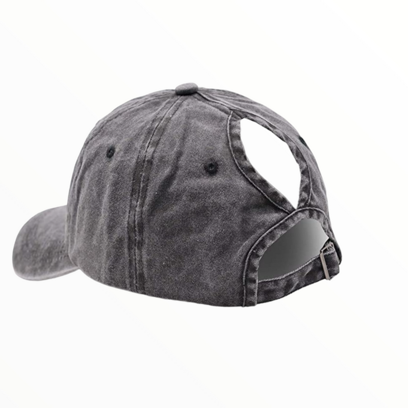 Gorra deportiva orificio para cola de caballo  mujer A55