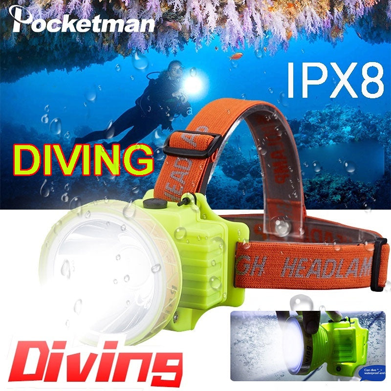Lampara minera de buceo impermeable 3 pasos  DT267